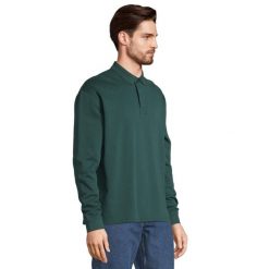 Bluza Polo Dla Dorosłych Unisex Heritage Neck. Czarne bluzy sportowe damskie SOL'S, l, bez wzorów, z bawełny, bez ramiączek, długie, bez kaptura. Za 316.99 zł.