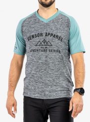 Koszulka rowerowa męska Sensor Charger Jersey SS. Szare t-shirty sportowe męskie Sensor, m, z jersey, bez ramiączek, rowerowe. Za 163.79 zł.