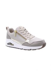 Buty SKECHERS UNO METALLIC SLIDERS Beżowy. Brązowe obuwie trekkingowe damskie Skechers, na lato. Za 370.99 zł.