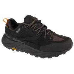 Buty Jack Wolfskin Terraquest Texapore Low 4056401-6000 czarne. Czarne buty trekkingowe męskie z gumy, bez zapięcia. Za 909.13 zł.