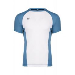 Koszulka męska techniczna sportowa trening basen siłownię Arena Men Gym. Białe t-shirty sportowe męskie Arena, m, bez ramiączek, na fitness i siłownię. Za 89.00 zł.