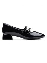 Clarks Skórzane czółenka "Daiss30" w kolorze czarnym rozmiar: 41. Czarne czółenka damskie Clarks, bez wzorów, bez obcasa. Za 249.17 zł.