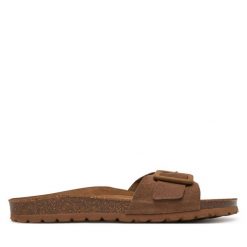 Klapki Toni Pons. Brązowe klapki damskie Toni Pons, bez wzorów, bez obcasa. Za 239.99 zł.