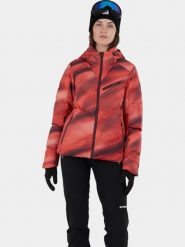 Kurtka Narciarska Damska Fundango Elyra. Czerwone kurtki narciarskie i snowboardowe damskie Fundango, m, bez wzorów, z materiału, bez kaptura, narciarskie. Za 499.00 zł.