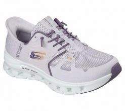 Buty SKECHERS GLIDE STEP PRO Fioletowy. Fioletowe obuwie trekkingowe damskie Skechers. Za 322.99 zł.