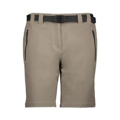 Spodenki trekkingowe damskie CMP Bermuda. Szare szorty damskie CMP, bez wzorów, sportowe. Za 109.99 zł.