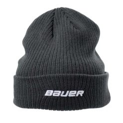 Czapka Unisex Dla Dorosłych Dzianinowa Prążkowana Team. Niebieskie czapki męskie BAUER, bez wzorów, z dzianiny. Za 224.99 zł.
