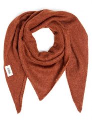 Drykorn szalik trójkątny z domieszką alpaki i wełny Kobiety Wełna brązowy, ONE SIZE. Brązowe szaliki i kominy damskie Drykorn, bez wzorów, z wełny. Za 499.95 zł.