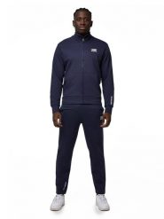 Bluza z zamek błyskawiczny na co dzień na siłownię. Białe bluzy bez kaptura męskie LEONE 1947 APPAREL, bez wzorów, bez kołnierzyka, bez ramiączek. Za 84.16 zł.