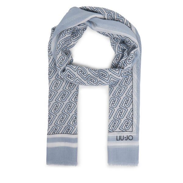 Szal Liu Jo. Niebieskie szaliki i kominy damskie Liu Jo, bez wzorów. Za 169.99 zł.