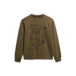 Bluza Superdry. Zielone bluzy bez kaptura męskie Superdry., m. Za 321.30 zł.