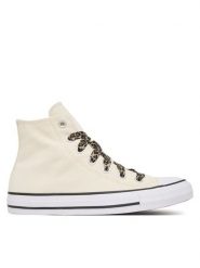 Converse Trampki Chuck Taylor All Star Leopard Laces A19179C Kremowy. Białe trampki i tenisówki damskie Converse, bez wzorów, z materiału. Za 419.99 zł.