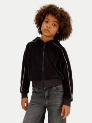 Calvin Klein Jeans Bluza Velvet IG0IG03088 Czarny Regular Fit. Czarne spodnie dziewczęce Calvin Klein Jeans, z bawełny. Za 349.99 zł.