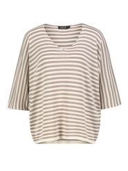 Sublevel Sweter w kolorze brązowo-białym rozmiar: L/XL. Białe swetry klasyczne damskie Sublevel, l, bez kołnierzyka. Za 149.66 zł.