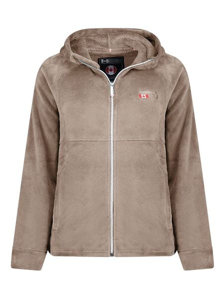 Canadian Peak Kurtka polarowa "Ulotteak" w kolorze beżowym rozmiar: L. Brązowe kurtki damskie Canadian Peak, l, bez wzorów, z polaru, bez kaptura. Za 114.95 zł.