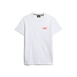 Koszulka Superdry Essential Logo Emb. Białe szorty męskie Superdry., bez wzorów, prążkowane, klasyczne. Za 128.50 zł.