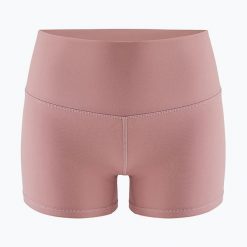 Spodenki do jogi damskie JOYINME Rise. Czerwone szorty damskie Joy in me, bez wzorów, sportowe. Za 109.99 zł.