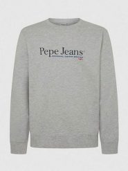 Pepe Jeans Bluza "Sean" w kolorze szarym rozmiar: M. Szare bluzy bez kaptura męskie Pepe Jeans, m, z bawełny. Za 167.45 zł.