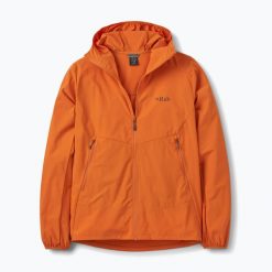 Kurtka softshell męska Rab Borealis Hoody. Brązowe kurtki softshell damskie RAB, m, bez wzorów, z elastanu, bez kaptura. Za 549.99 zł.