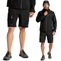 Spodenki męskie KADVA Seto. Czarne szorty męskie KADVA, bez kołnierzyka. Za 99.99 zł.