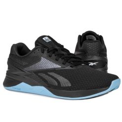Buty damskie fitness Reebok NANO X3. Czarne obuwie treningowe damskie REEBOK FITNESS, na fitness i siłownię. W wyprzedaży za 359.00 zł.