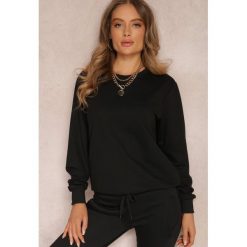 Czarna Bluza Sofaris. Czarne bluzy bez kaptura damskie Renee, l, z bawełny. Za 39.99 zł.