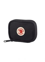 Portfel Fjallraven Kanken Card Wallet - black. Czarne portfele damskie Fjällräven, bez wzorów, z bawełny. Za 139.69 zł.