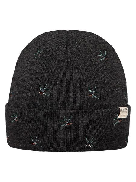 Barts Czapka "Vinson" w kolorze antracytowym rozmiar: onesize. Czarne czapki zimowe damskie Barts, ze splotem. Za 74.11 zł.