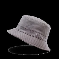 Bucket Hat WINGS UNLEASH bawełniany kapelusz GREY. Szare kapelusze damskie Wings, na lato, bez wzorów, z bawełny. Za 49.90 zł.