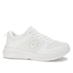 Buty sneakersy męskie sportowe Lotto SOBRIO OC. Białe buty sportowe na co dzień męskie Lotto, z jeansu, bez zapięcia, trekkingowe. Za 129.00 zł.