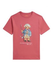 Polo Ralph Lauren T-Shirt 323B18890003 Czerwony jasny Regular Fit. Czerwone t-shirty chłopięce Polo Ralph Lauren, bez wzorów, z bawełny, bez ramiączek. Za 289.99 zł.