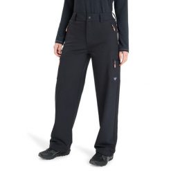 Spodnie do sportów zimowych techniczne damskie VERTEX. Czarne spodnie materiałowe damskie Roxy, bez wzorów, z elastanu, sportowe. Za 599.85 zł.