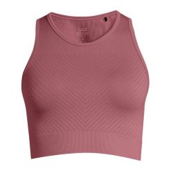Top treningowy damski Casall Essential Block Seamless Sport. Czerwone topy sportowe damskie Casall, l, bez wzorów, z elastanu, bez ramiączek. Za 109.99 zł.