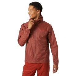 Kurtka przeciwdeszczowa męska Helly Hansen Verglas Micro Shell Jacket. Szare kurtki męskie Helly Hansen, m, bez wzorów, sportowe, bez kaptura. Za 842.50 zł.