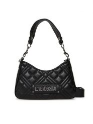 LOVE MOSCHINO Torebka JC4152PP1NLA000B Czarny. Czarne torebki klasyczne damskie Love Moschino, bez wzorów, ze skóry, bez dodatków. Za 549.99 zł.