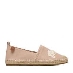 Espadryle Roxy. Brązowe espadryle damskie Roxy, bez wzorów, bez obcasa. Za 119.99 zł.