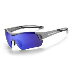 Okulary rowerowe / sportowe z polaryzacją ROCKBROS UV400 (10117) szare. Szare okulary przeciwsłoneczne męskie ROCKBROS, z materiału. Za 99.00 zł.