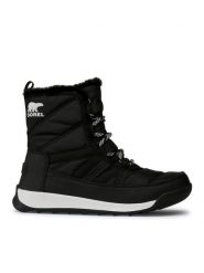 Sorel Śniegowce Whitney II Short Lace NL3820 Czarny. Czarne śniegowce damskie Sorel, z materiału. Za 579.99 zł.