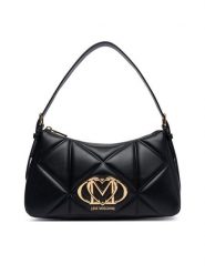 LOVE MOSCHINO Torebka JC4032PP1PLC0000 Czarny. Czarne torebki klasyczne damskie Love Moschino, bez wzorów, ze skóry, bez dodatków. Za 879.99 zł.