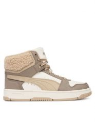 Puma Sneakersy Rebound Slam Mid Cozy Jr 407728 01 Szary. Szare buty sportowe chłopięce Puma, ze skóry, bez zapięcia. Za 279.99 zł.