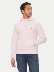 Tommy Hilfiger Bluza Essential MW0MW37235 Różowy Regular Fit. Czerwone bluzy bez kaptura męskie Tommy Hilfiger, m, z bawełny. Za 309.99 zł.