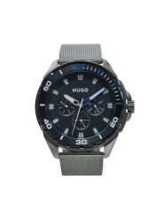 Hugo Zegarek Fresh 1530287 Srebrny. Szare, analogowe zegarki męskie Hugo, srebrne. Za 679.99 zł.
