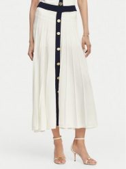 Artigli Spódnica plisowana ACGO004493 Biały Regular Fit. Białe spódniczki damskie Artigli, l, bez wzorów, z wiskozy, plisowane. Za 419.99 zł.