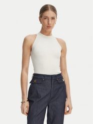 Marciano Guess Top G6GR25 Z0766 Kremowy Classic Fit. Białe topy damskie Marciano Guess, xs, z aplikacjami, z wiskozy, bez kołnierzyka. Za 320.99 zł.