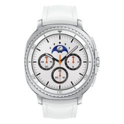 Zegarek Samsung Galaxy Watch8 Classic 46mm LTE. Białe, cyfrowe zegarki damskie Samsung, ze stali. Za 2,211.55 zł.