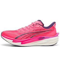 Buty Do Biegania Puma Deviate Nitro 4 X Hyrox Wns Damskie. Czerwone obuwie do biegania damskie Puma. Za 639.99 zł.