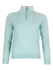 Peak Mountain Sweter "Adomino" w kolorze turkusowym rozmiar: S. Niebieskie golfy damskie Peak Mountain, s, bez wzorów, bez ramiączek. Za 217.99 zł.