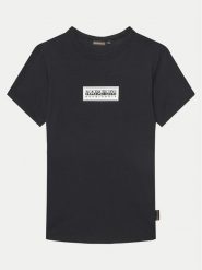 Napapijri T-Shirt Chamois NP0A4ILE D Czarny Regular Fit. Czarne t-shirty chłopięce Napapijri, bez wzorów, z bawełny, bez ramiączek. Za 79.99 zł.