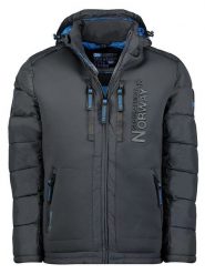 Geographical Norway Kurtka zimowa "Beachwood" w kolorze antracytowym rozmiar: XL. Czarne kurtki damskie Geographical Norway, na zimę, xl, bez wzorów, z puchu, bez kaptura. Za 269.75 zł.