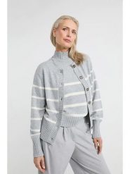 Josephine & Co Kardigan w kolorze jasnoszaro-białym rozmiar: M. Białe kardigany damskie Josephine & Co, m, bez wzorów, z kaszmiru. Za 193.24 zł.
